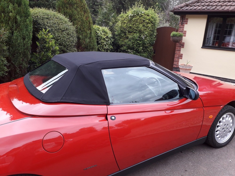 ALFA SPIDER BLACK HOOD Fitted At Your Home Or Work From Only £1350-image