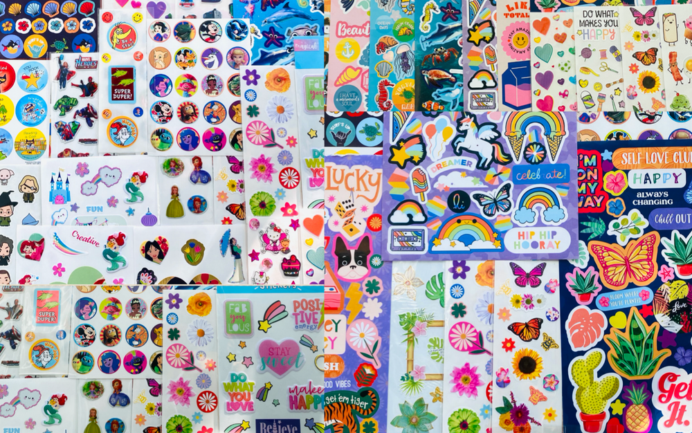 399+ HUGE Lot of  Scrapbooking Supplies Stickers Great Variety! Lots Of Themes