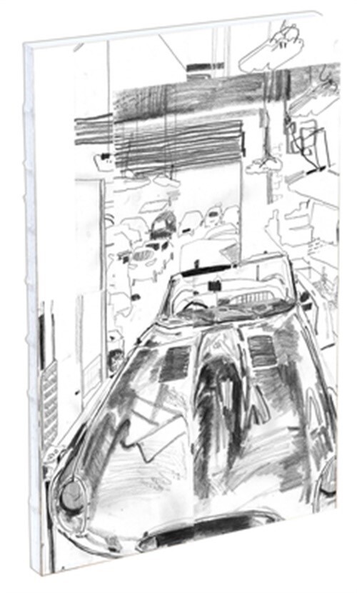 Malcolm and the Mechanics Large Hardcover Sketchbook 2023 Edition