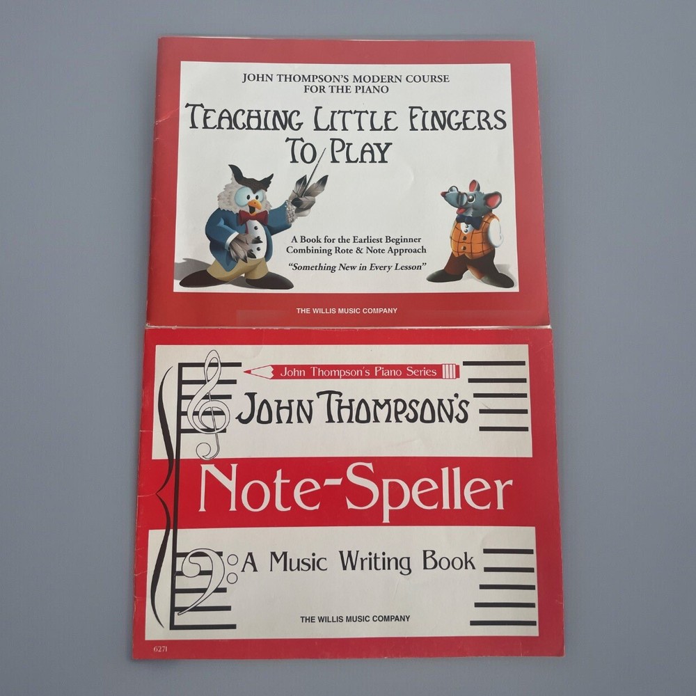 John Thomson’s Teaching Little Fingers to Play Piano Book & Note-Speller