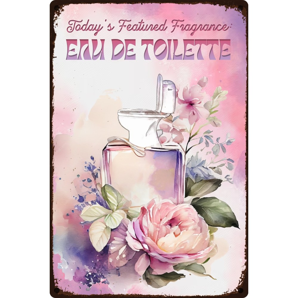 Bathroom Wall Decor Funny Sign, Fragrance Of The Day - 8