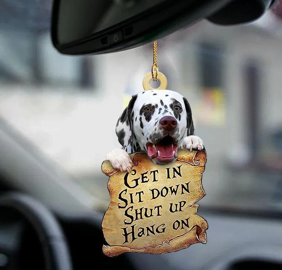 Dalmatia Dog Get in ornament Christmas lights Ornament Dog Ornament