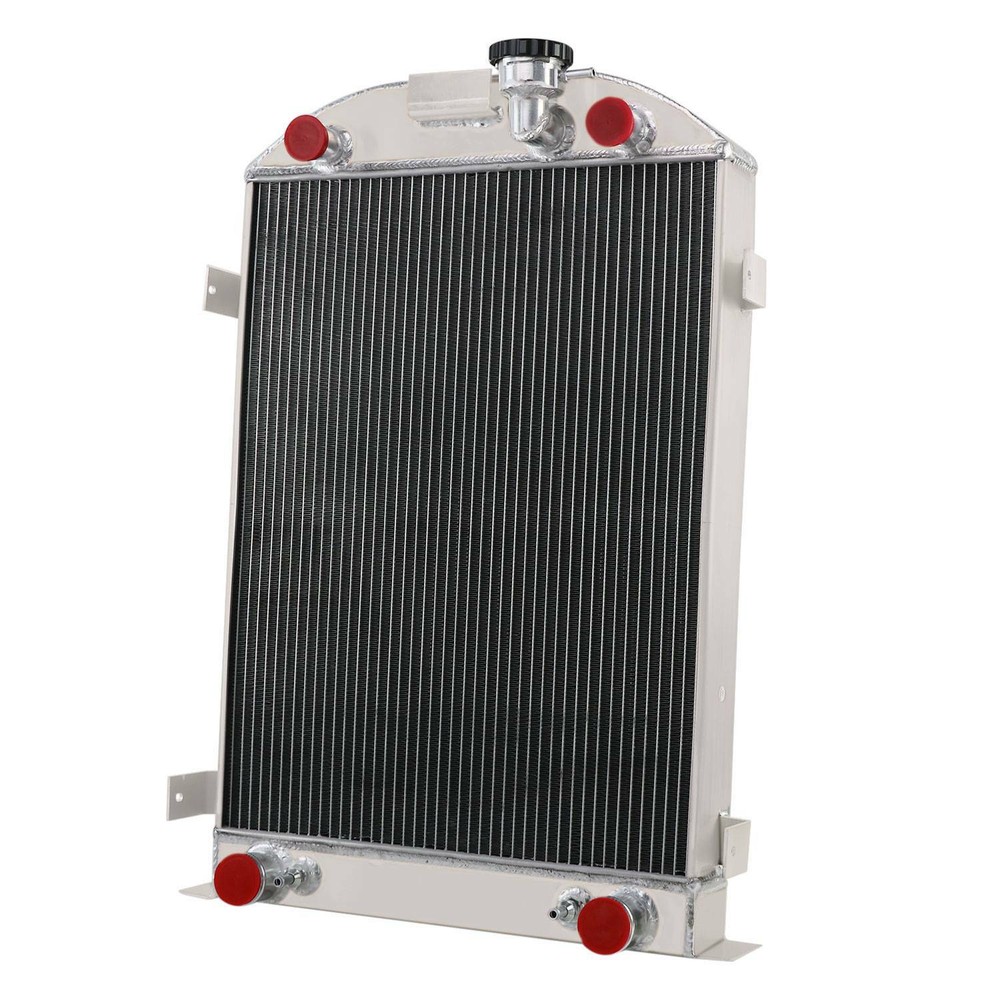 4 ROWS Aluminum Radiator For 1930 1931 Ford Model A Grill Shells Flathead V8 ASI