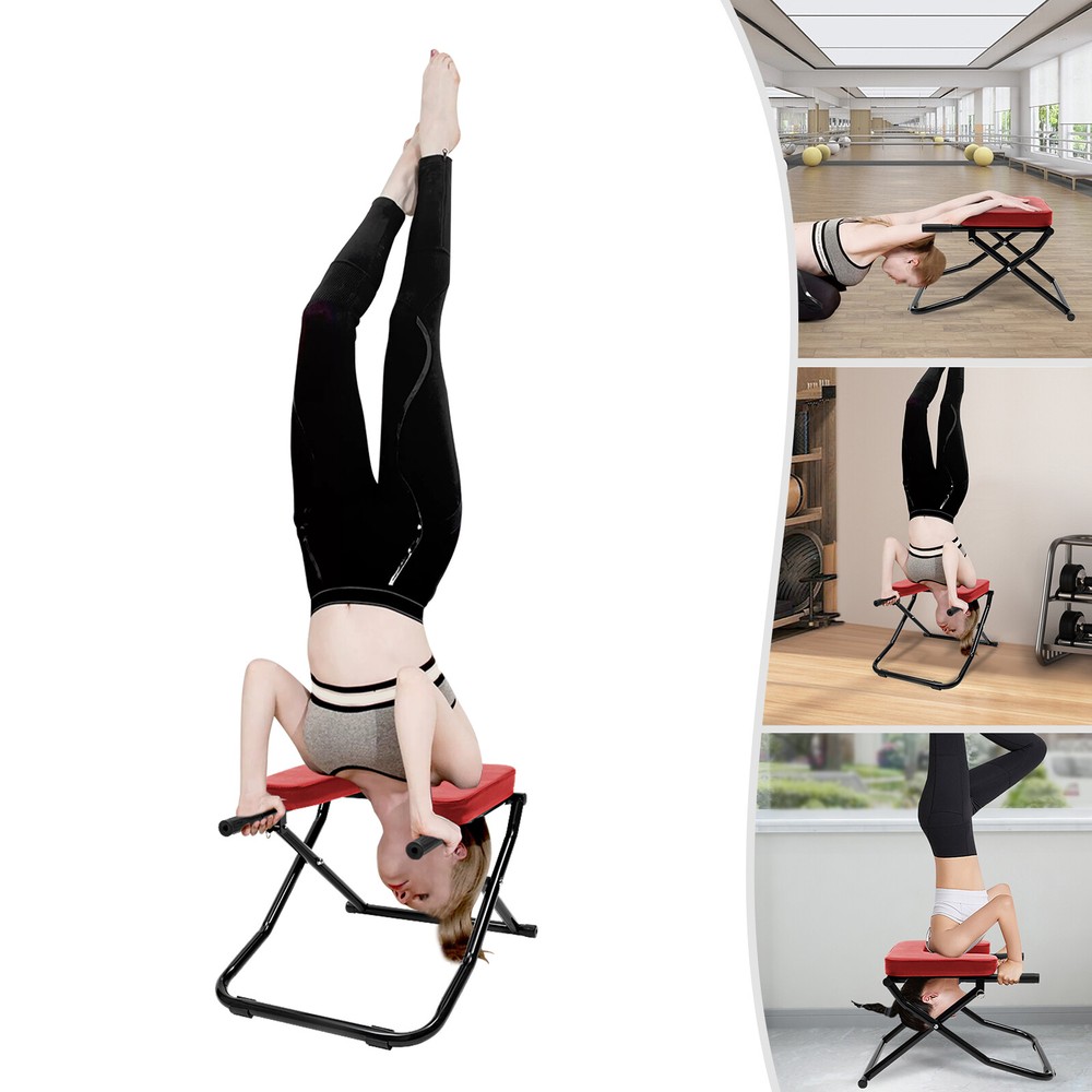 Yoga Headstand Chair Bench Stand Inversion Stool Fitness Inversion Exercise Gym