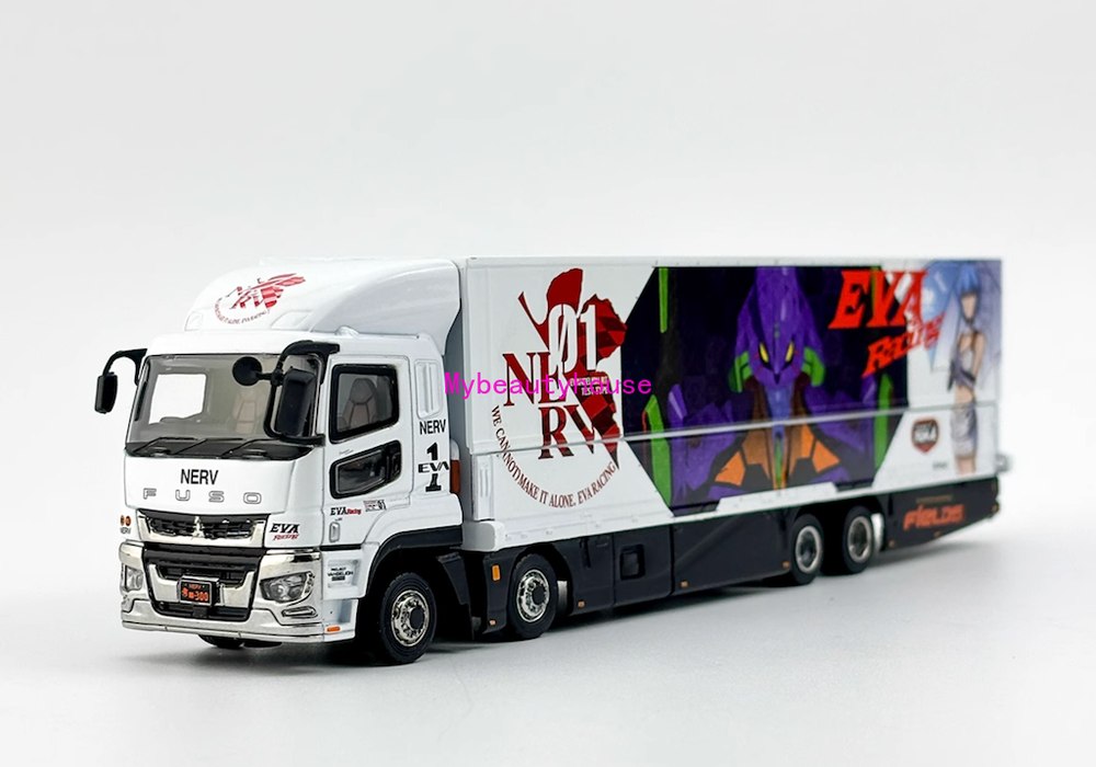 Tarmac 1:64 Fuso Super Great EVA Racing Truck Model Diecast Metal Car