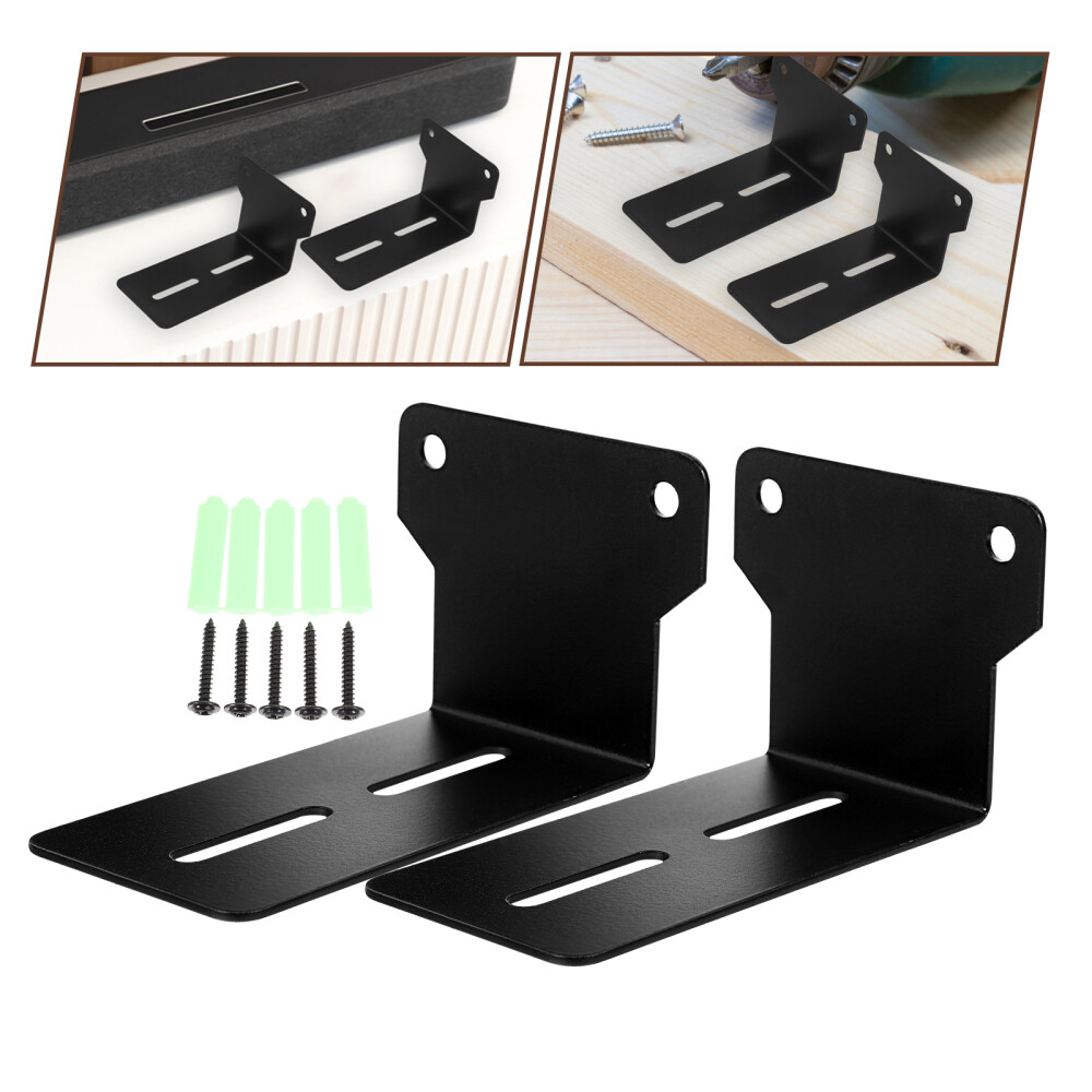 1 Set Speaker Wall Mount Universal Speaker Bracket Wall Mounted Speaker Holder