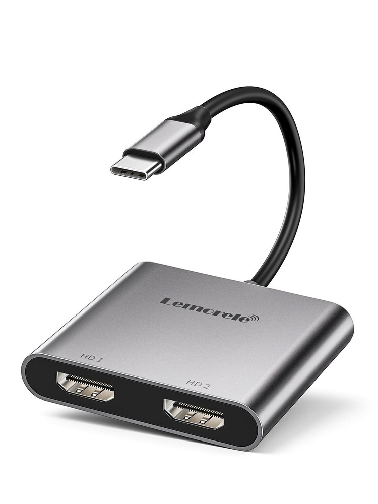 USB C to HDMI Adapter | 4K 60Hz Dual Monitor Converter | for Dell, HP, Surfac...