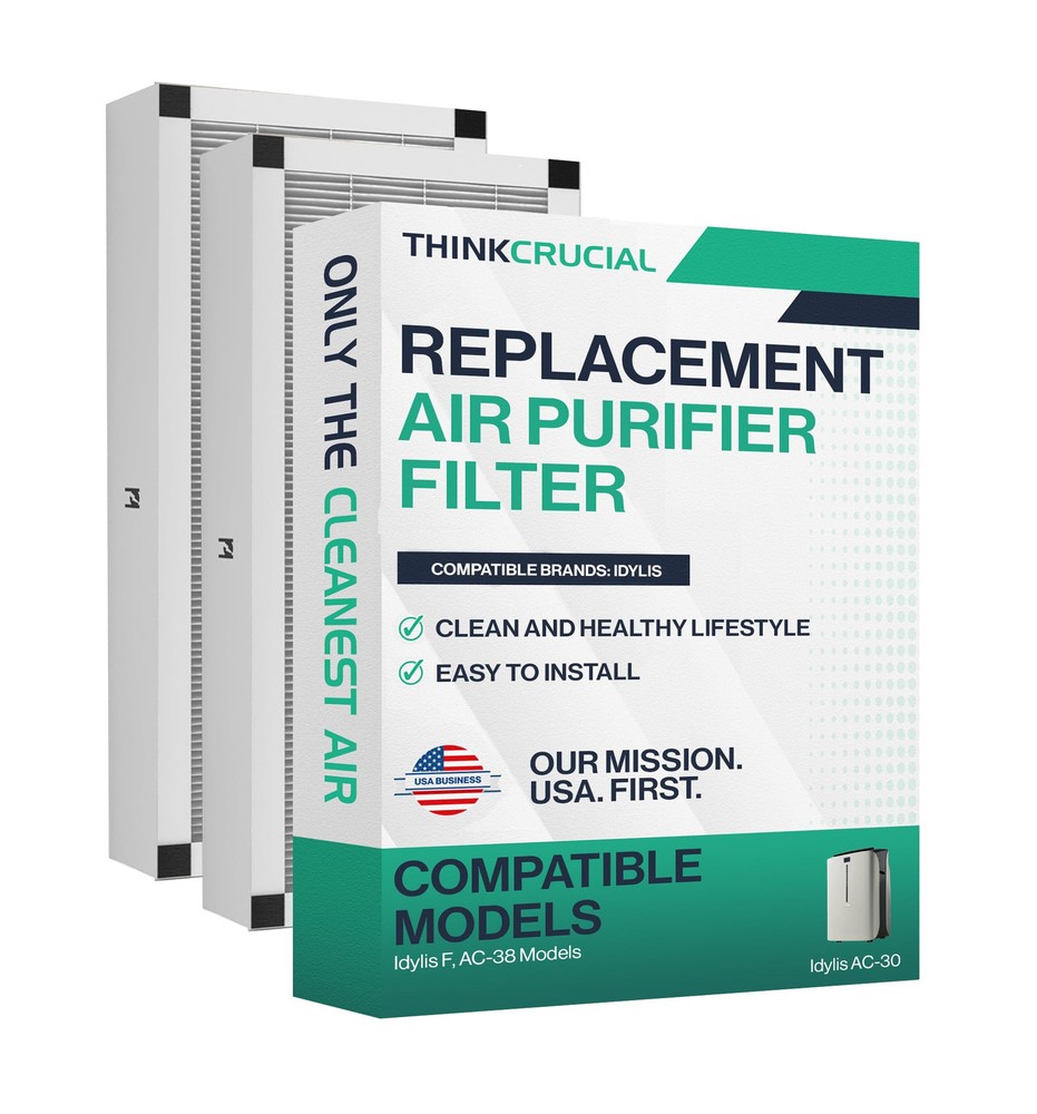 Air Purifier Filter with HEPA Filters - Compatible with Idylis Part # 560885 ...