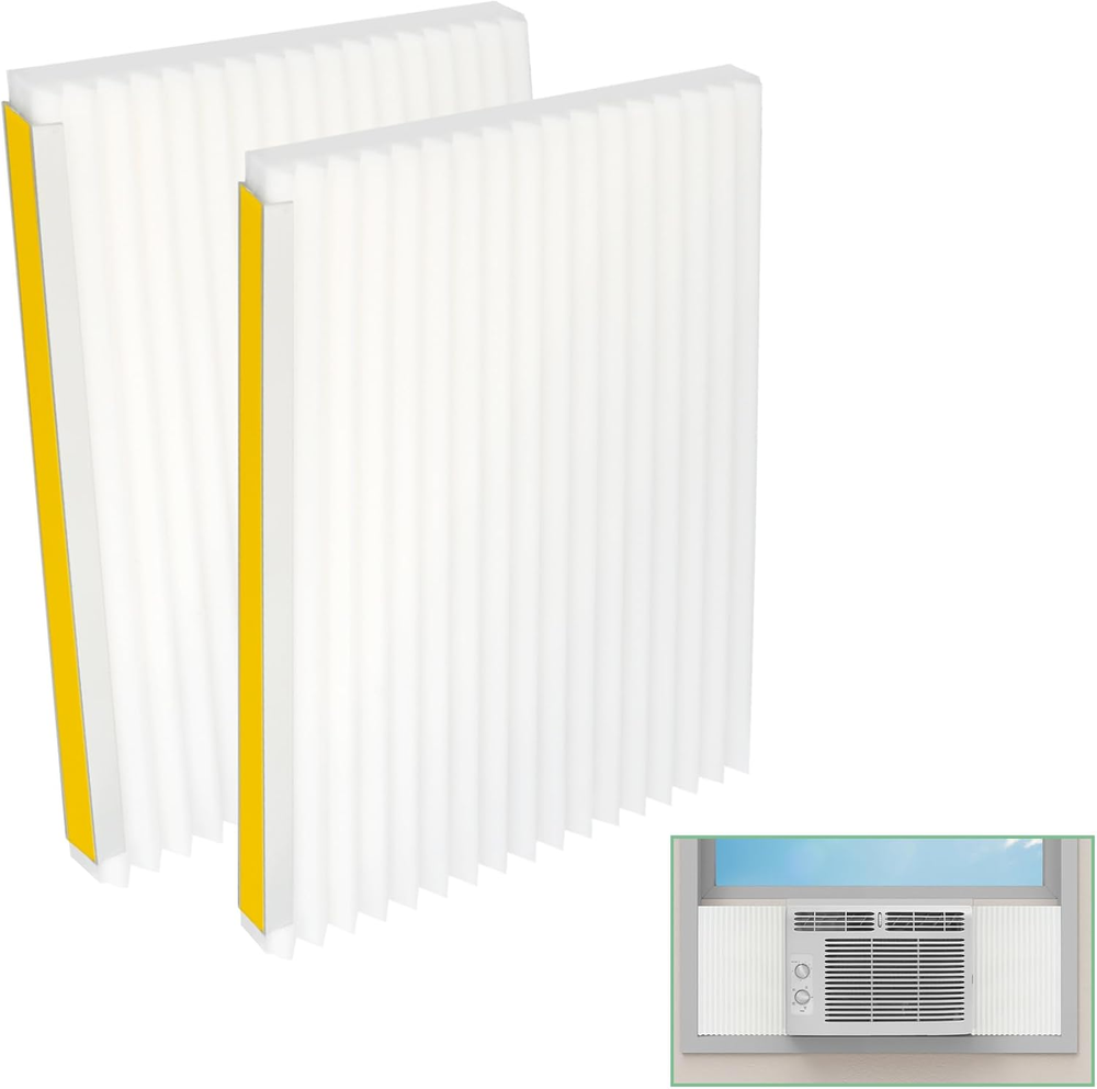 Window Air Conditioner Foam Insulating Panels, Window AC Unit Indoor Cover fo...