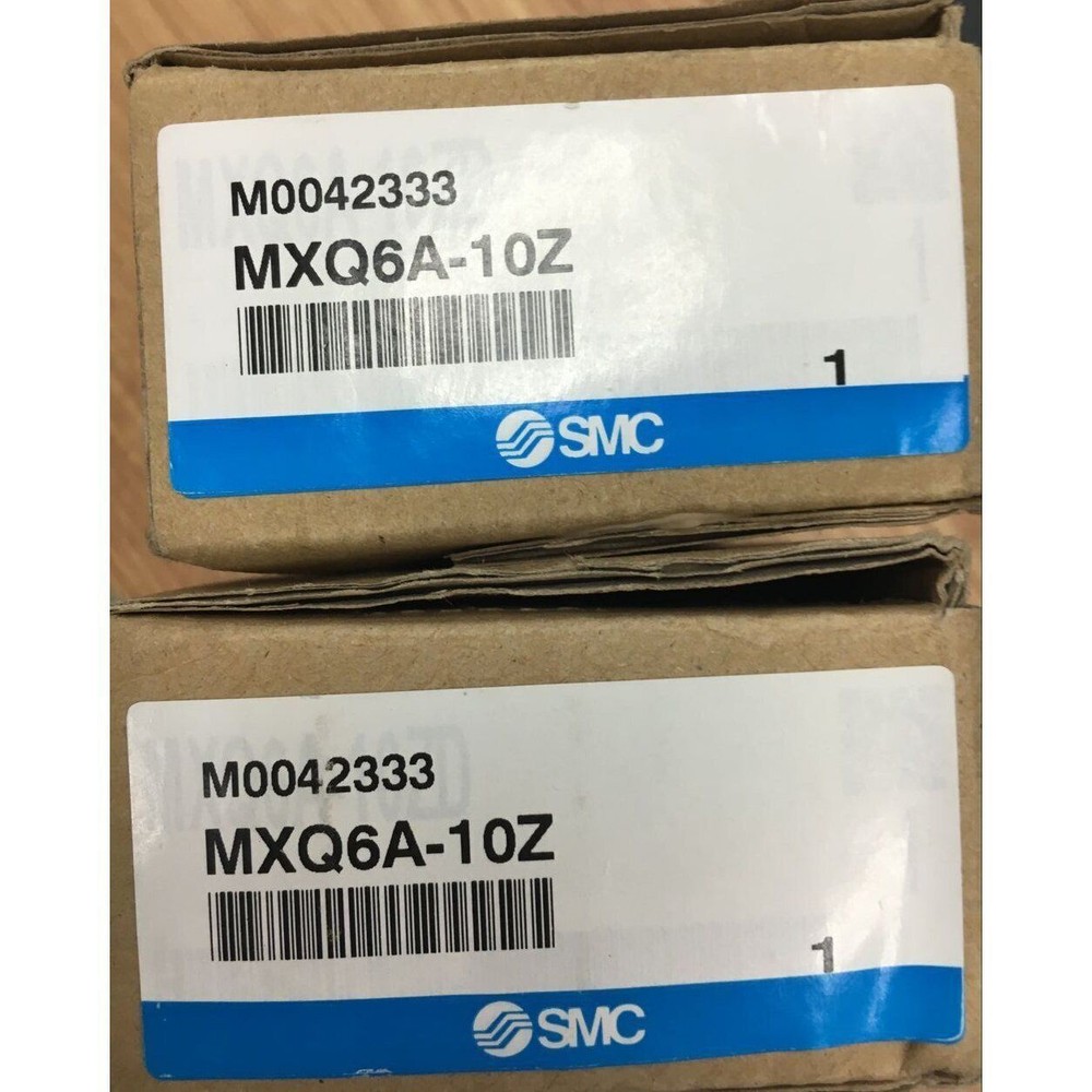 one brand new smc MXQ6A-10Z pneumatic sliding table DHL SHIP #A6-4