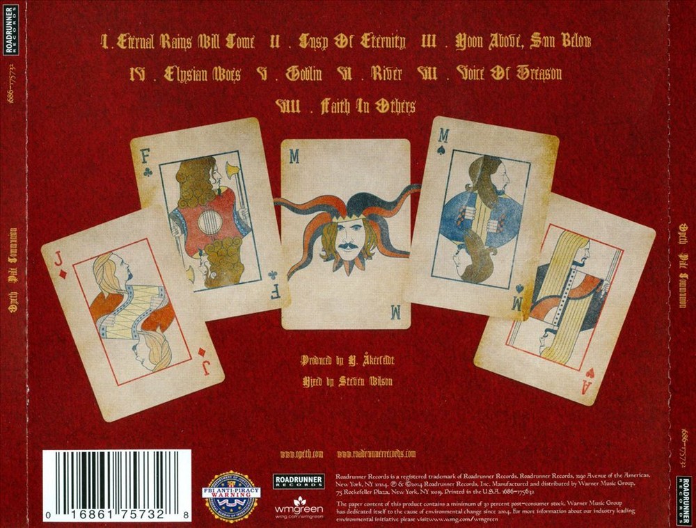 Opeth Pale Communion CD - Progressive Metal Album