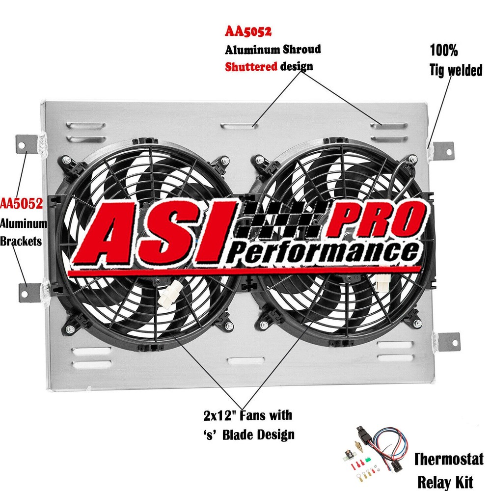 Aluminum Shroud Fan Relay For 1997-2004 1999 Chevy Corvette  5.7L V8 AT
