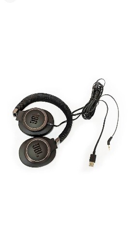 JBL LIVE Around-Ear Wired Headphone, USB Powered Work from Home Noise-Black/Y13A-image