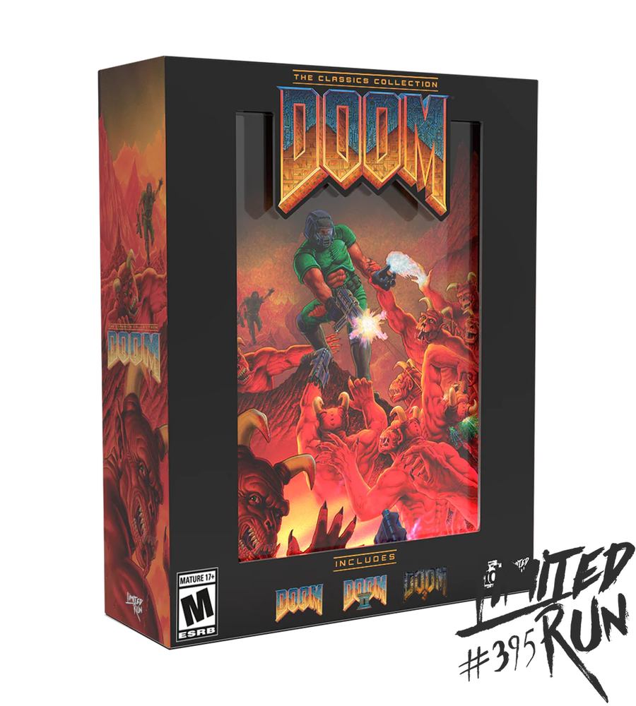 NO GAME NO STEELBOOK Limited Run #395 DOOM: The Classics Collection Collector's