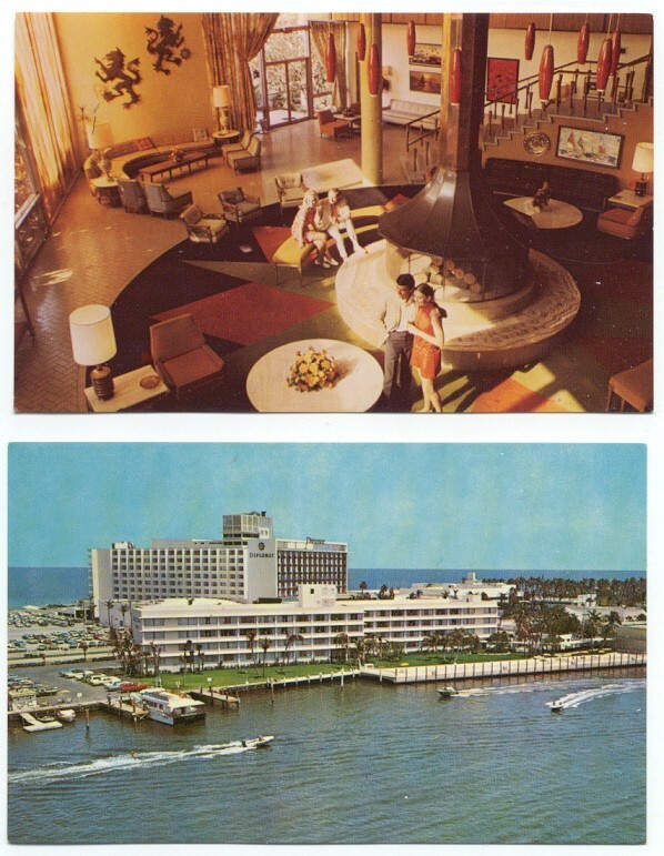 Hollywood FL The Diplomat Resort Lot of 2 Postcards ~ Florida