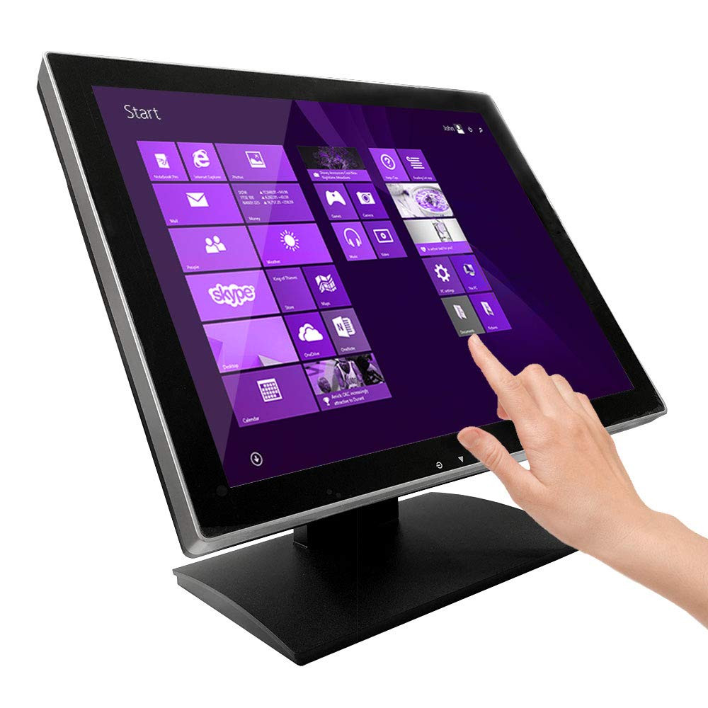 17 Inch Pro Commercial Grade Capacitive LED Backlit Multi-Touch HDMI Monitor,...