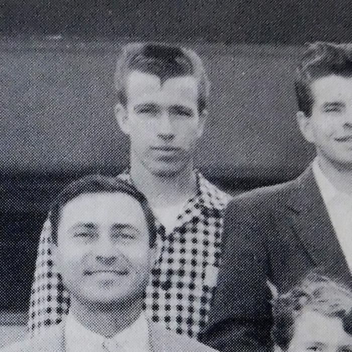 Chuck Norris High School Yearbook Gymnastics Team Photo 1957 Torrance California