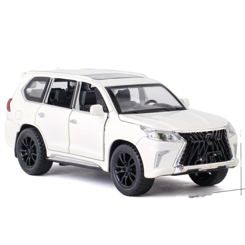 1/32 Scale Diecast Pull Back Toy Car with Sound and Light for Kids Christmas or New Year Gift