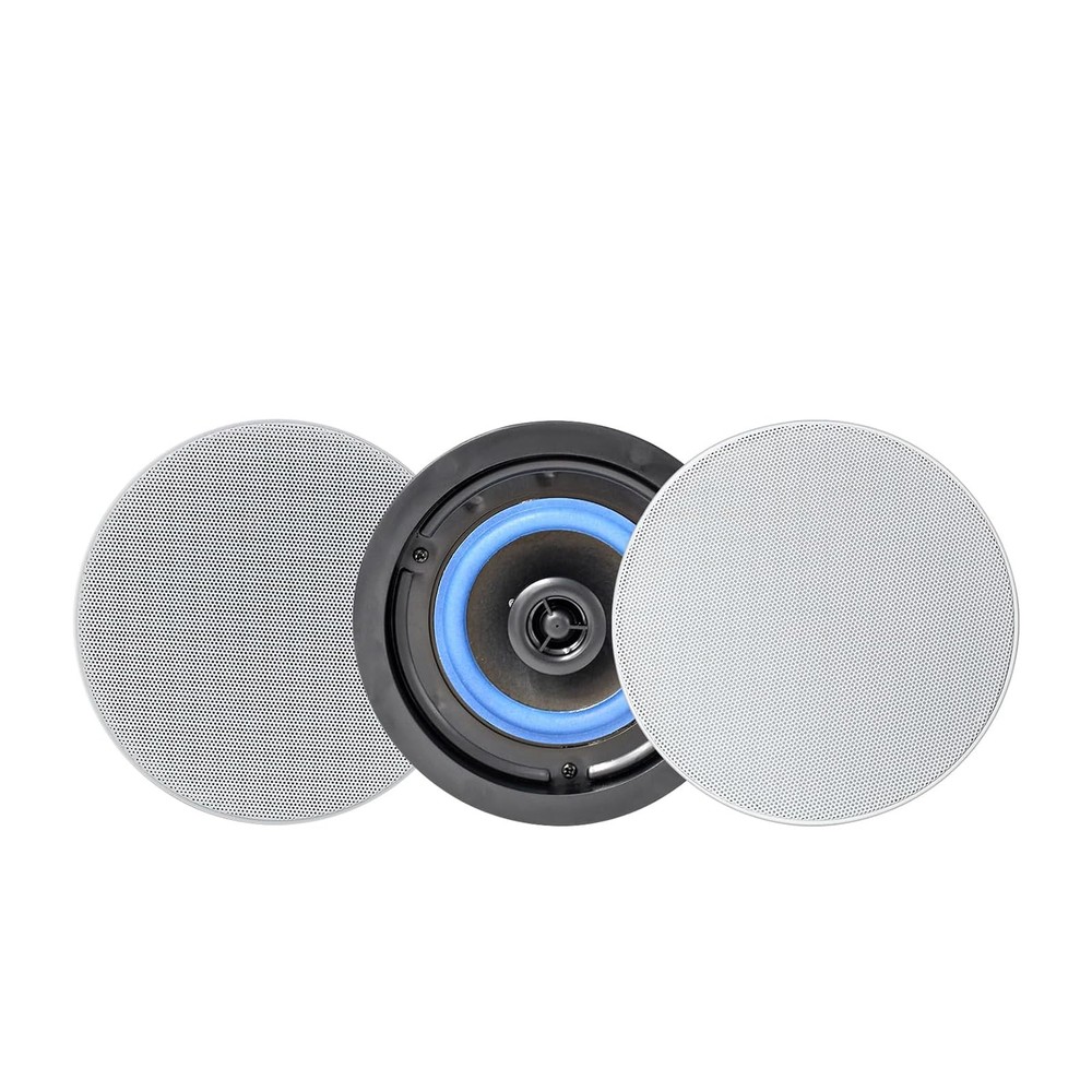 4 Inches Flush Mount 2 Way Full Range in Wall Bluetooth Ceiling Speakers,Grea...