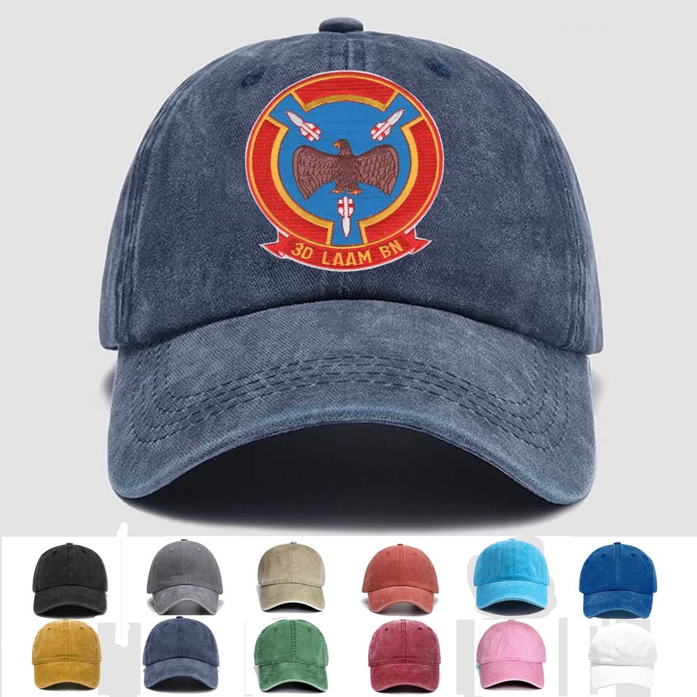 Custom Embroidered Hat 3D LAAM BN Corps 3rd Low Altitude Air Defense Battalion