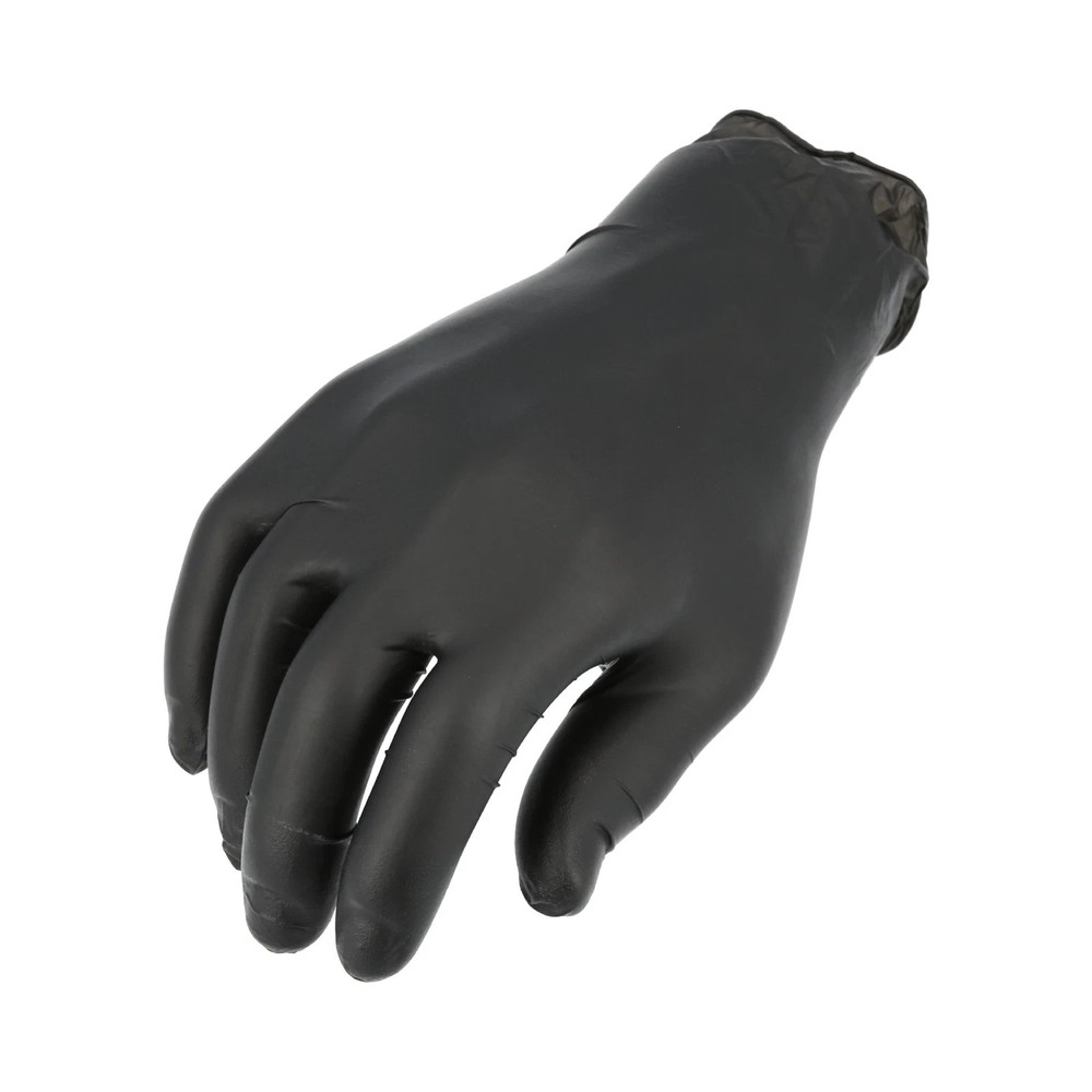 60,000 3 Mil Black Nitrile Exam Gloves Powder-Free Latex-Free Medium Size