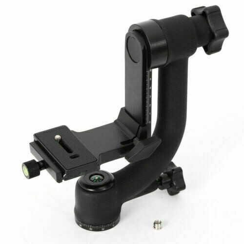 Heavy Duty Metal 360 Panoramic Gimbal Tripod Head Telephoto Lens DSLR Camera US