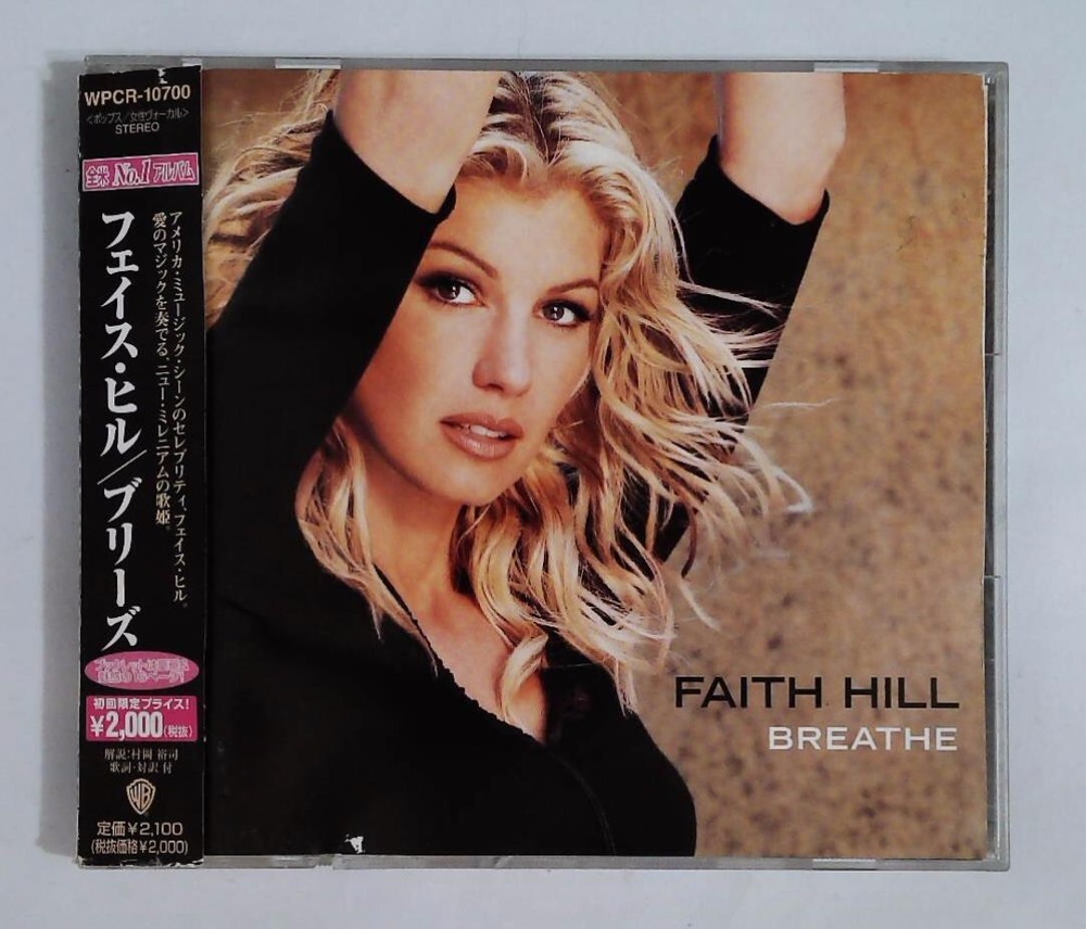 Faith Hill – Breathe WPCR-10700 JAPAN CD Stereo OBI