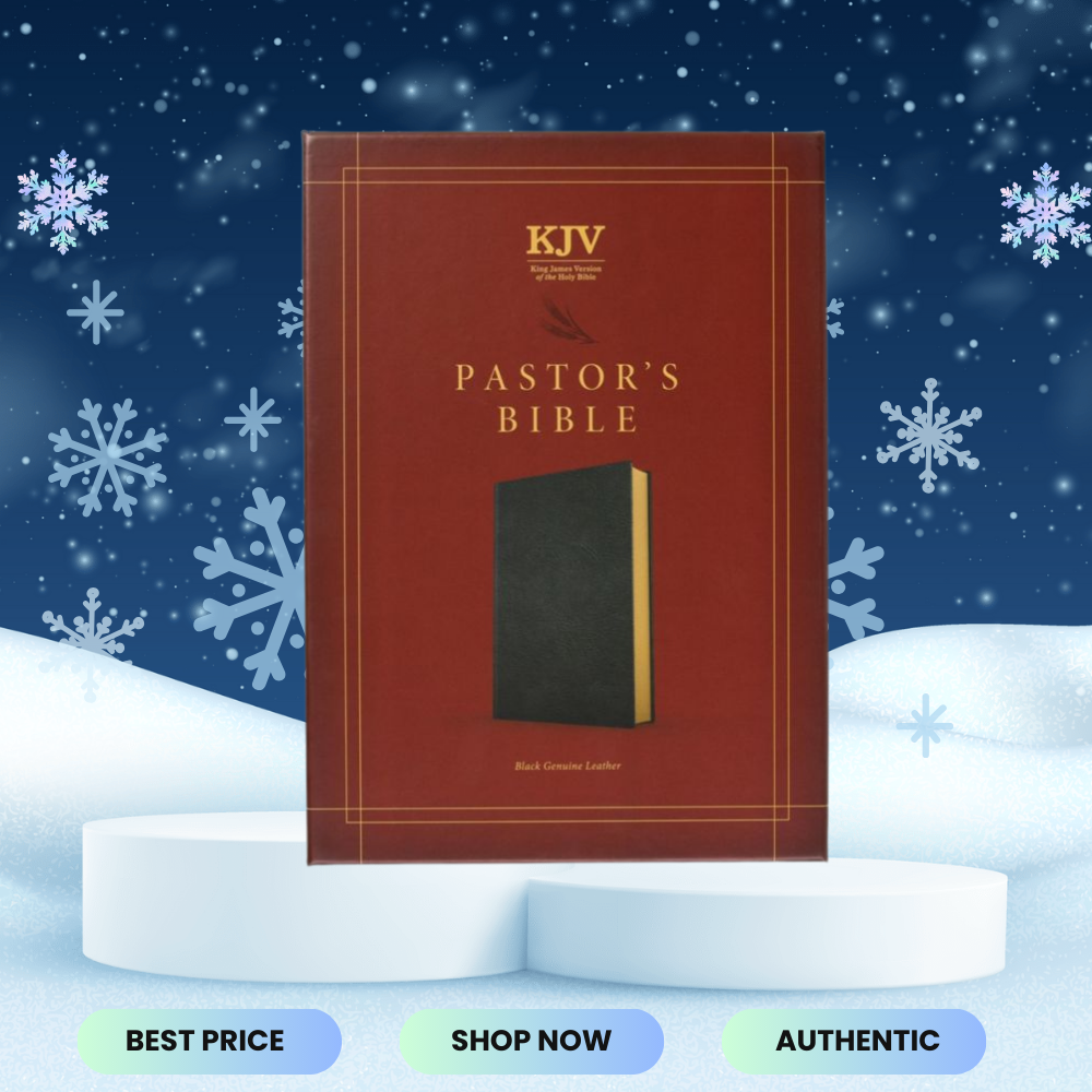 KJV Pastor’s Bible, Black Genuine Leather | 9781087722153 | SEALED | FREESHIP