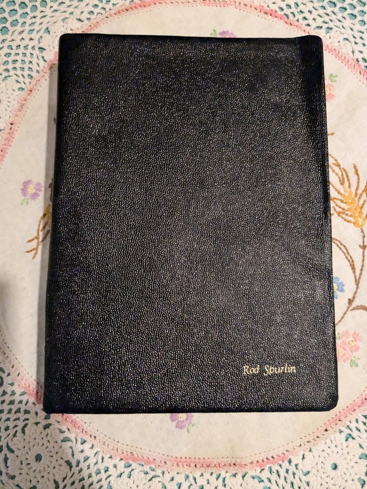 Thompson Chain Reference Bible Kirkbride NIV Red Letter Black Genuine Leather