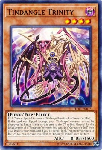 Tindangle Trinity FLOD-EN013 Common Unlimited Near Mint Flames of Destruction
