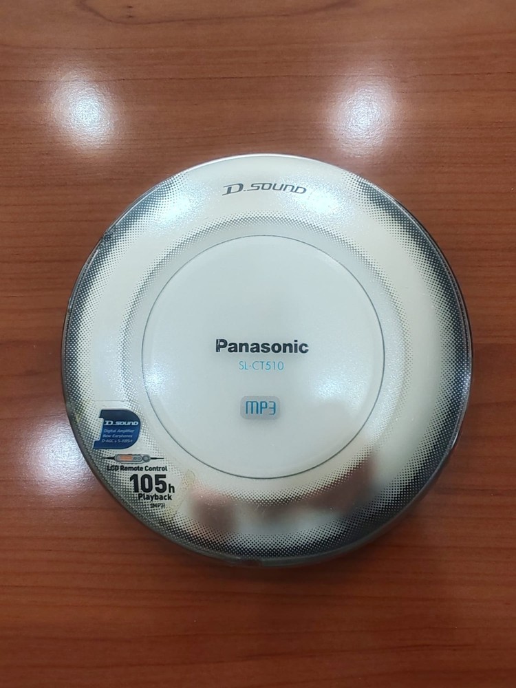 panasonic sl-cts510 cd mp3 player diskman vintage silver