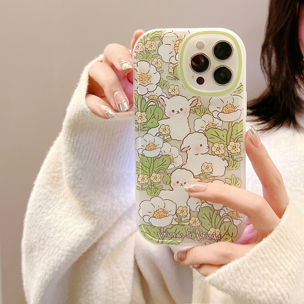 Cober Funda For iPhone 16 15 12 Pro Max 14 13 11 Lindo Cover Telefono Protección