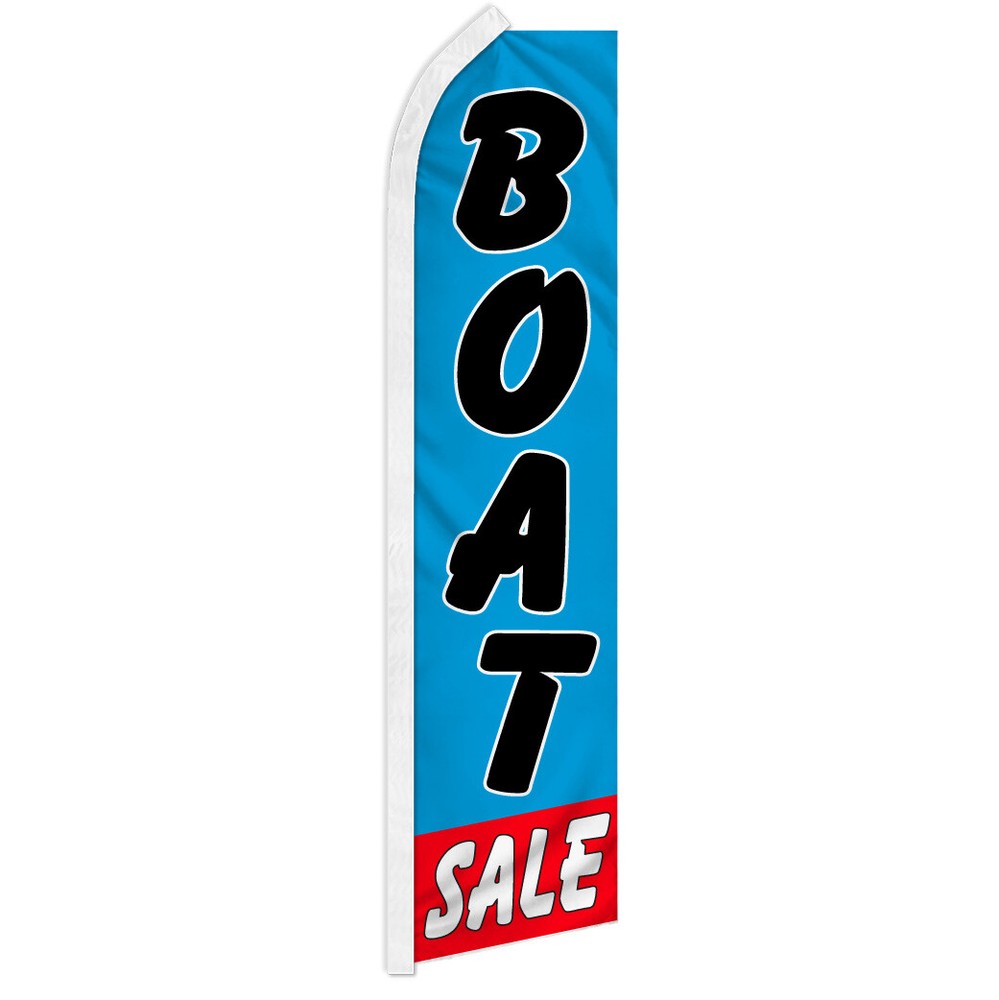 Boat Dealership Sale Swooper Flag for Eye-Catching Advertising