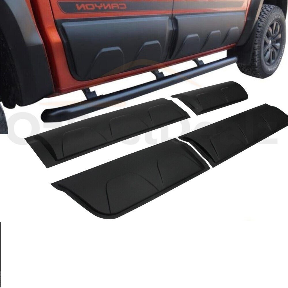 VW Amarok 2010+ Black Side Door Moulding Body Cladding 4Pcs Set  