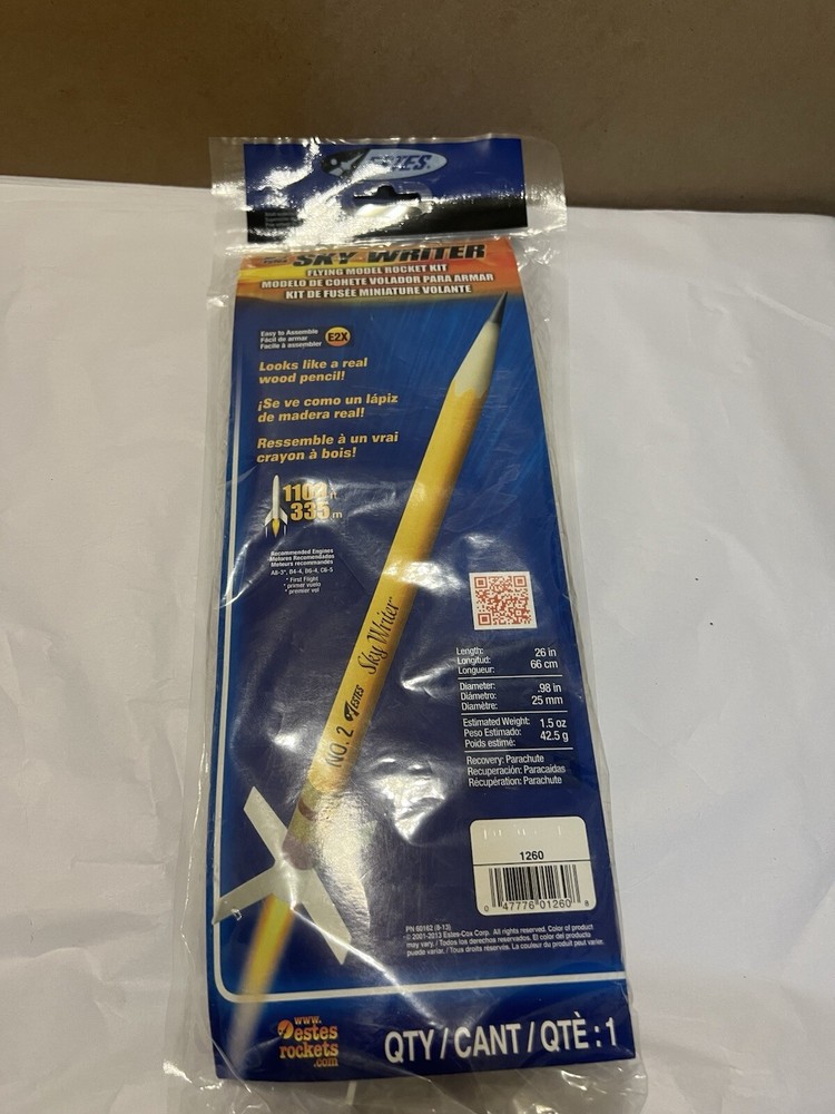 Estes Flying Model Rocket Sky Writer Kit EST 1260 Discontinued