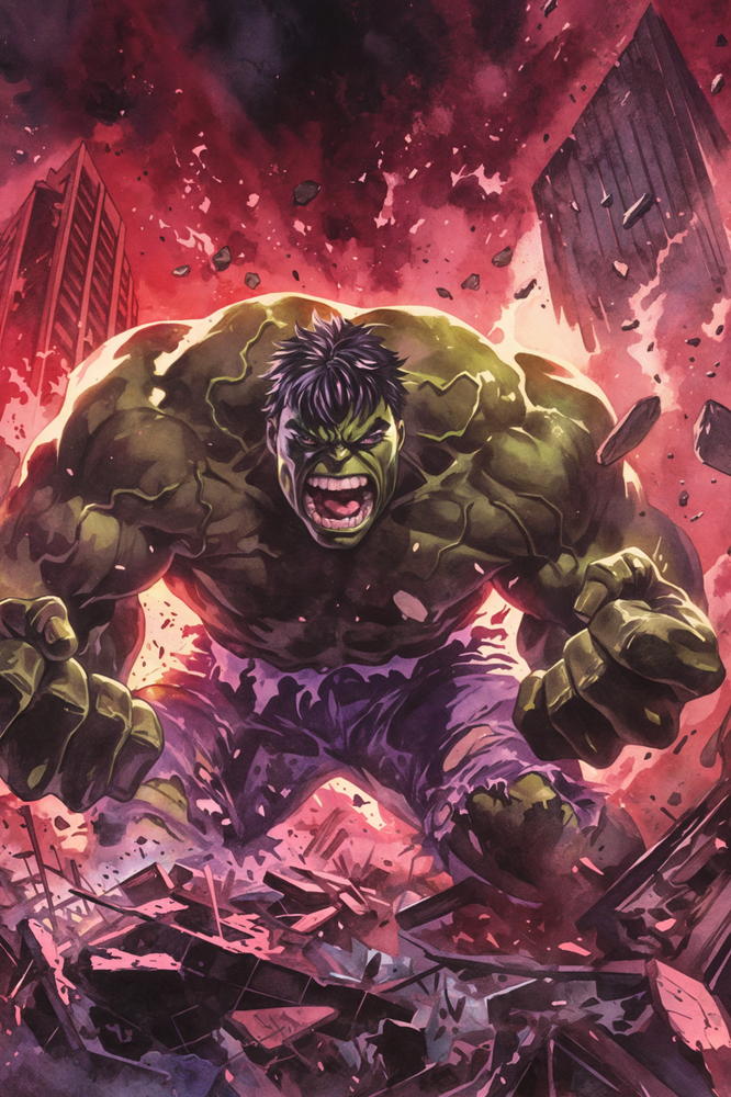 THE INCREDIBLE HULK V Fine Art Print 13x19 Limited to 1 of 30 Marvel Comics