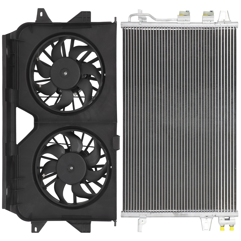 PICKOOR Electric AC Condenser Cooling Fan Kit For Chrysler Town & Country