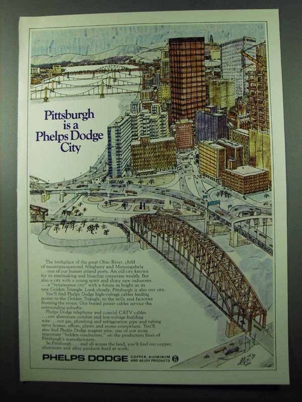 1969 Phelps Dodge Copper & Alluminum Ad - Pittsburgh