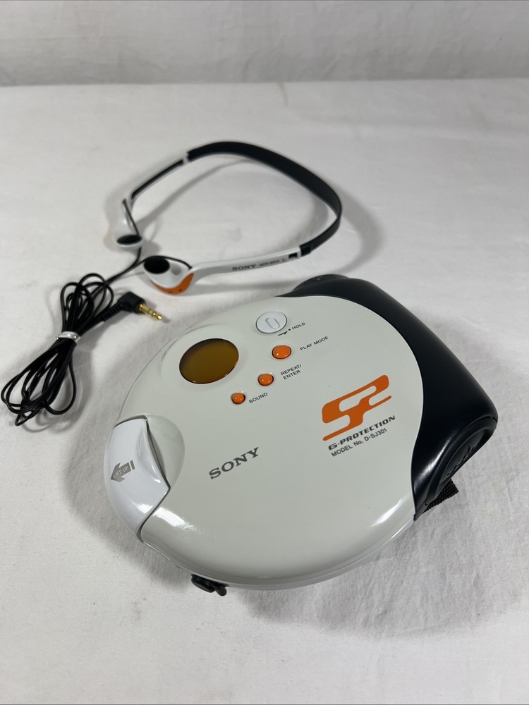 (MINT) 🔥 Sony Walkman S2 Portable CD Player D-SJ301 G-Protection Sports Discman