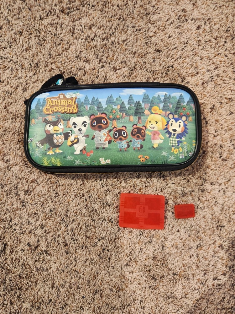 Animal Crossing New Horizons Nintendo Switch Carrying Case With 2 Cases