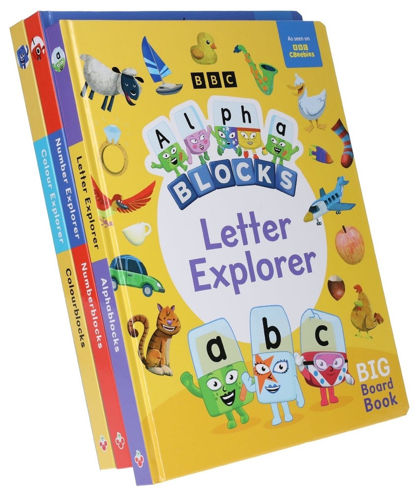 Explorer Collection (Numberblocks, Alphablocks & Colourblocks) 3 Books -0-5 - BB