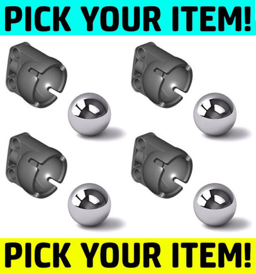 LEGO Technic U PICK - STEEL BALL CASTER   (chrome,metal,marble,robot,wheel,ev3)