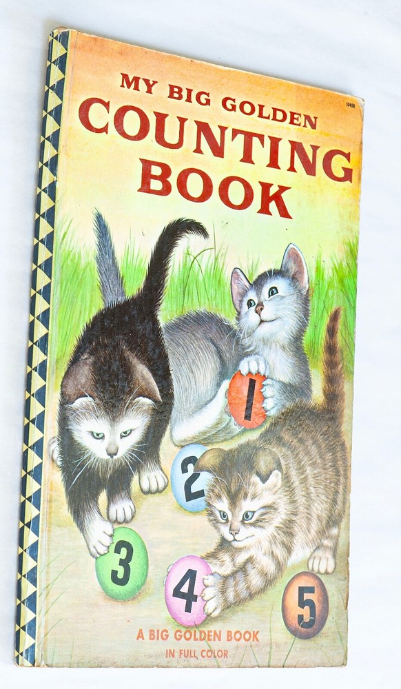 My Big Golden Counting Book by Lillian Moore, 1957, Hardcover, Golden Press