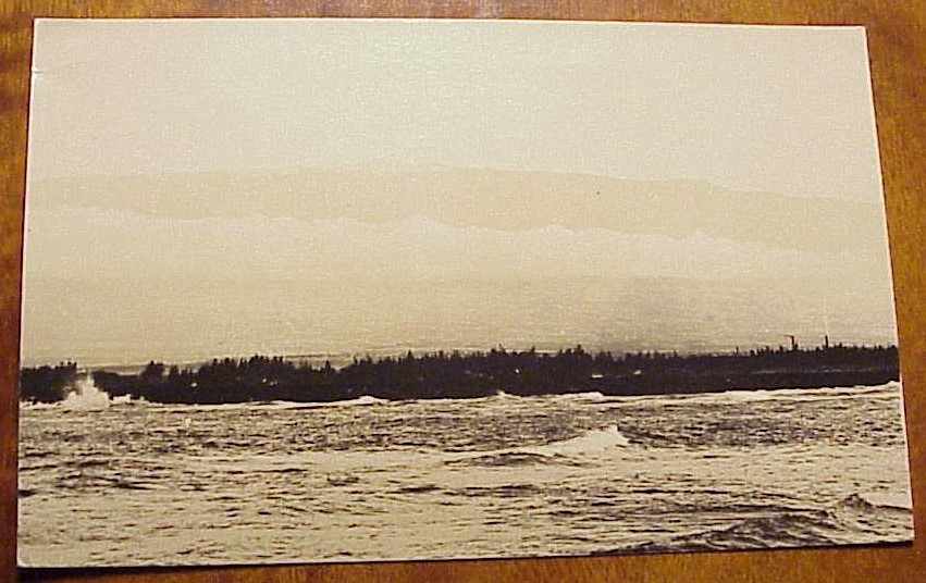 1920's Haleakala from North Shore Maui TH Hawaii AZO RPPC