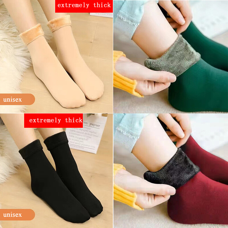 Socks Wool Soft Fleece Bed Sock Floor Sock Thick Thermal Winter Warm Snow Women