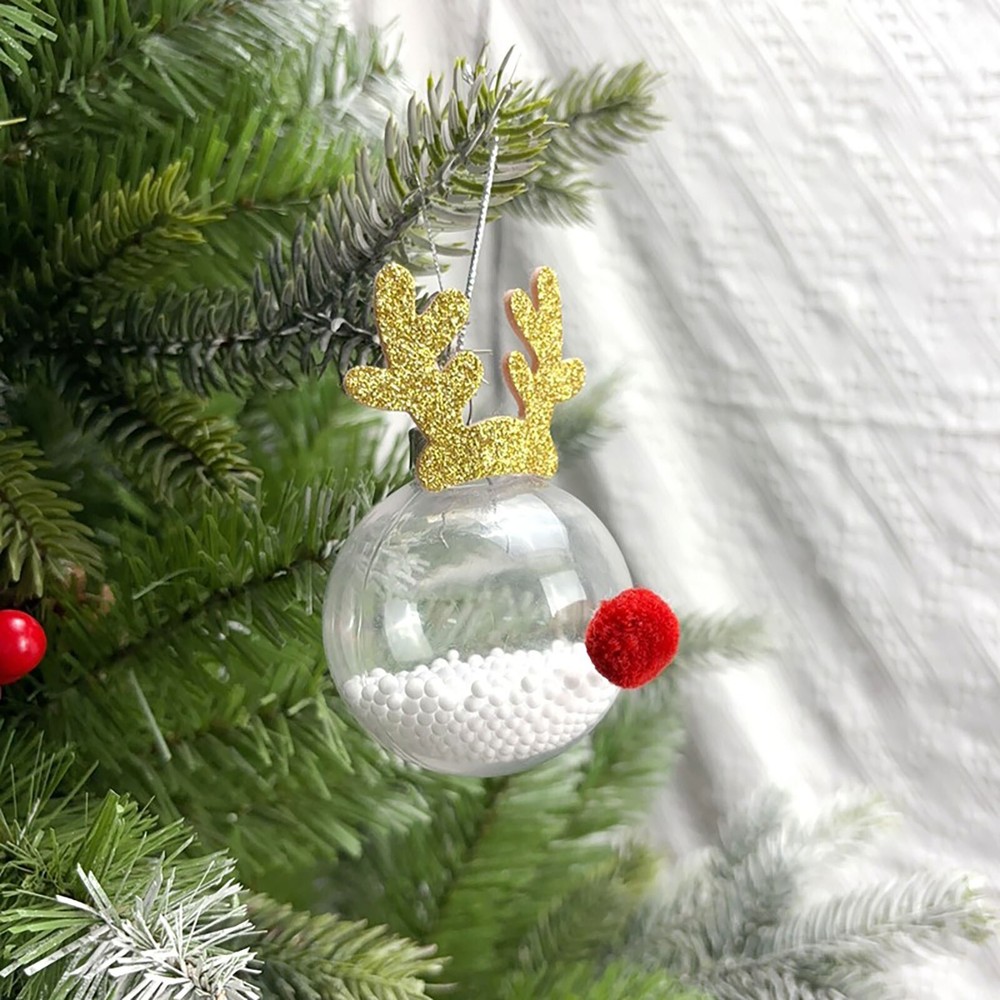 Reindeer Pendant Christmas Decorations Ball Tree Hanging Xmas Decorate Ornaments