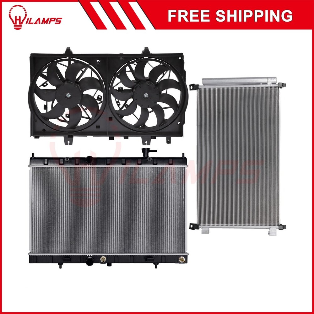 For 2014-2018 Nissan Rogue Electric Radiator Condenser Cooling Fan Kit