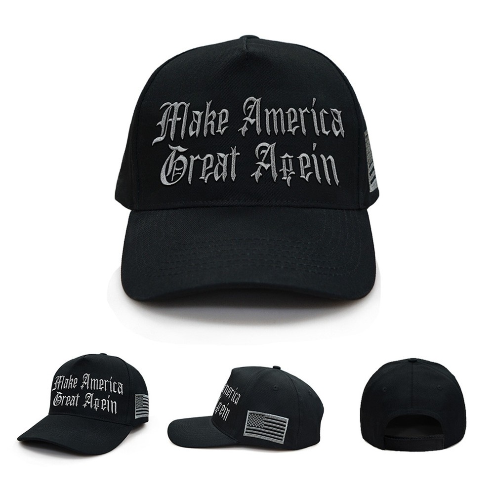 MAGA Hat Make America Great Again Black Hat Donald Trump 2024 Baseball Cap USA
