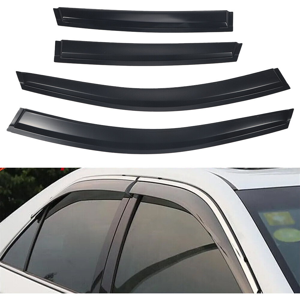 4PCS Window Vent Visors Sun Rain Guards Shade For Honda CR-V CRV 2007-2021
