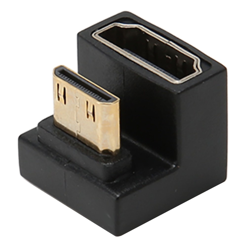 Mini HD to HD Adapter 180° Male to Female 8K 60Hz 48Gbps